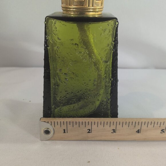 Lampe Berger Fragrance Oil Lamp Ottoman Emerald Green Gold Embossed DISCONTINUED - Picture 11 of 11